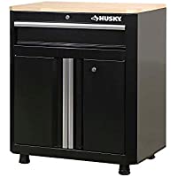 Husky 28 in. W x 33 in. H x 18 in. D 1-Drawer 2-Door Steel Garage Cabinet only $209.99