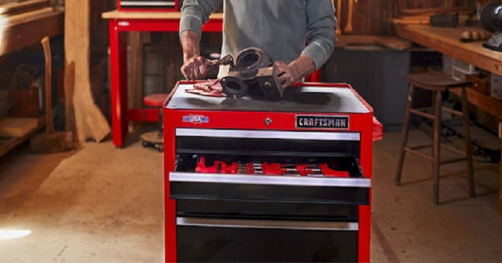 Craftsman 5 Drawer Steel Rolling Tool Cabinet Only $229.00! (Reg $299)