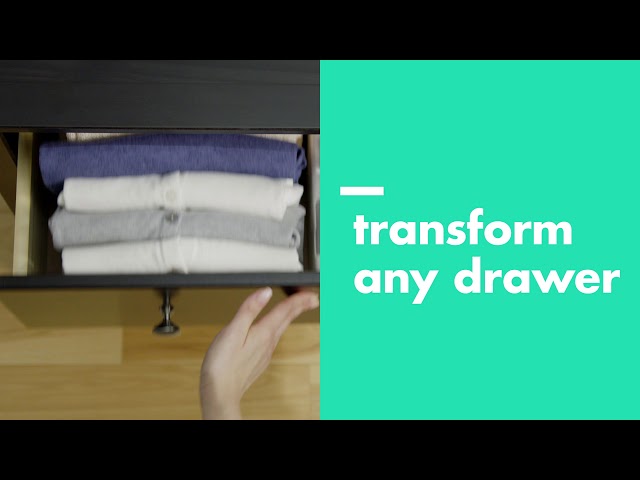 Use the OXO Good Grips Expandable Dresser Drawer Divider to help keep dresser drawers organized