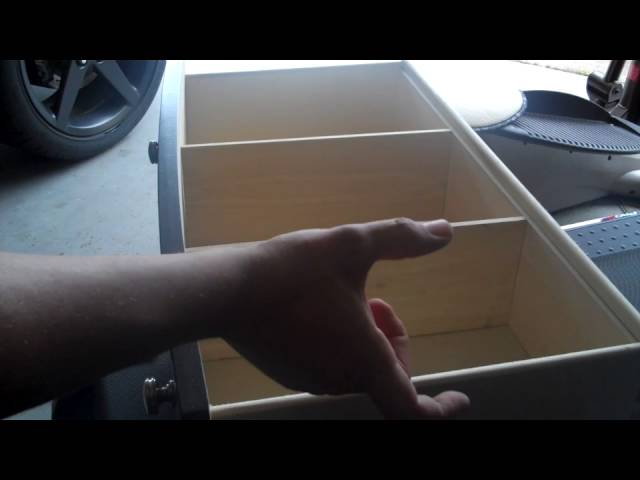 I make a drawer divider out of poplar from the hardware store