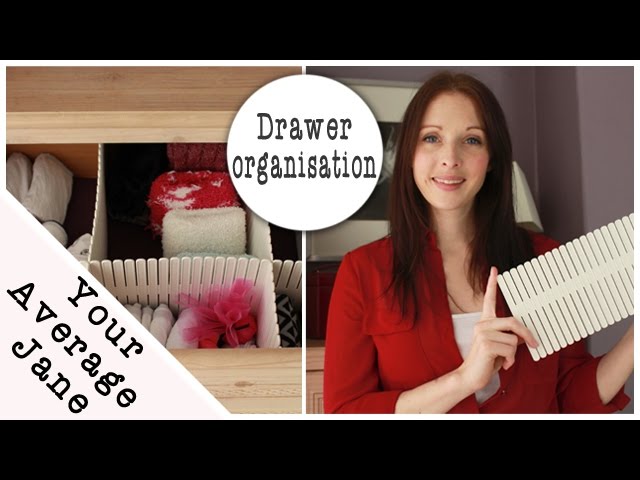 Showing you how I reclaim the wasted space in my underwear drawer with drawer dividers from Ikea