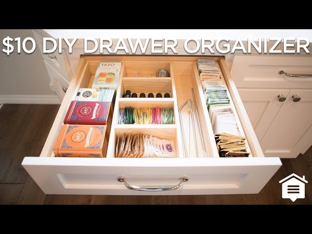 These organizers can be made for $10 or less, and make every drawer in your home a custom drawer! For more organization tips and tricks, listen to our latest ...