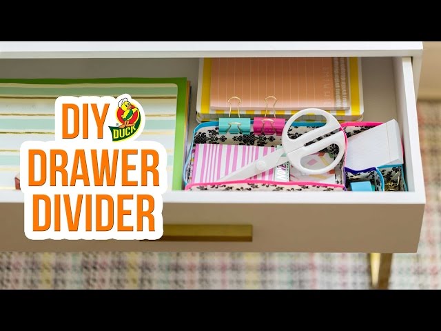Learn how to craft a DIY Drawer Divider using Duck Tape® brand duct tape in this easy craft tutorial from DIY crafter, Karen Kavett