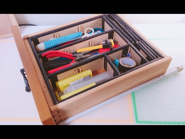How to Make Desk Drawer Divider from Cardboard