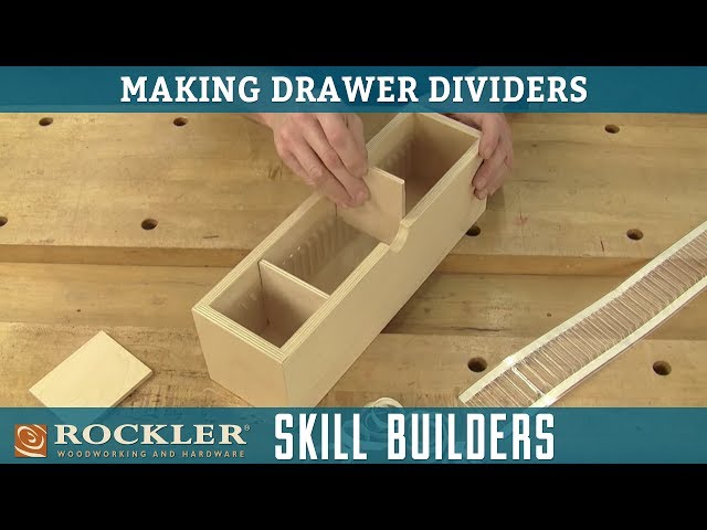 Installing drawer dividers is a great way to improve the storage organization in your kitchen, workshop, or bathroom cabinets