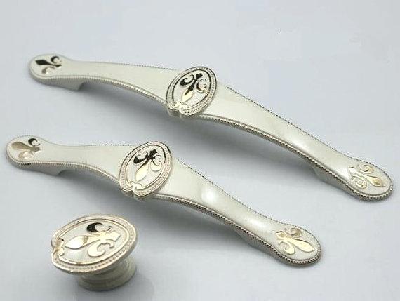 Little Vintage Glass Drawer Pulls