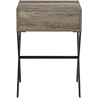 Walker Edison Metal Wood Small Side End Beside Table only $63.99