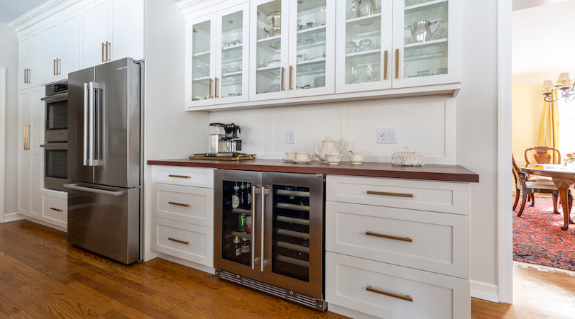 10 Wine Fridge Cabinet Ideas: Kitchen Island, Butler’s Pantry & More
