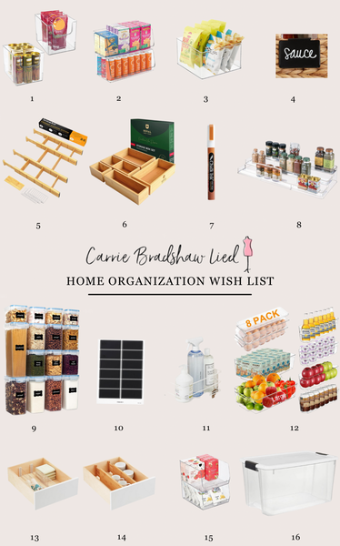 Wish List | Home Organization