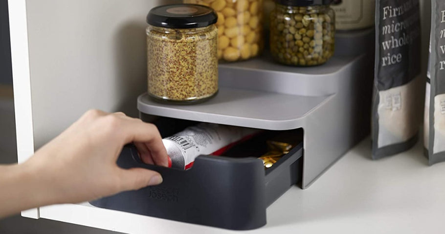 Joseph Joseph Compact Shelf Organizer w/ Drawer Just $8.99 on Amazon (Reg. $14) + More Kitchen Organization Deals