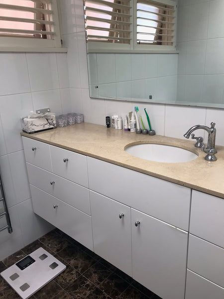 This Petite Pink Bathroom Proves Size Doesn’t Matter