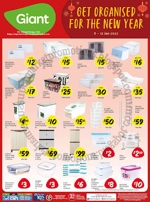 Giant Organising Needs Promotion 06 - 12 January 2022