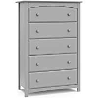 Storkcraft Kenton 5 Drawer Dresser (Pebble Gray) only $139.98