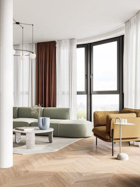 Making Two Apartments Into One Colour-Rich Home (With Floor Plan)