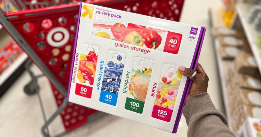 Keep Your Plastic Storage Bags Organized w/ This Variety Pack at Target | Includes 355 Bags