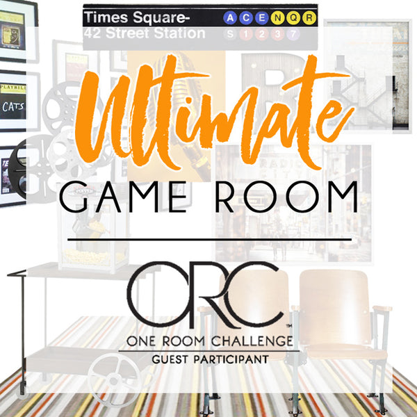 Game Room Makeover: Week 4 {One Room Challenge}