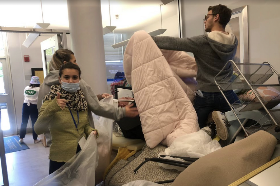 Students Donate Food, Clothing and Household Goods