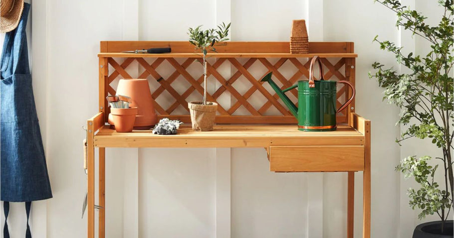 Wooden Garden Potting Bench Only $89.99 Shipped (Regularly $160)