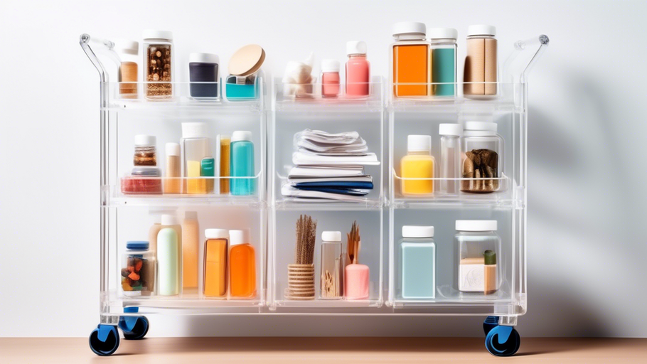 Clear Storage Cart: A Transparent Solution for Clutter