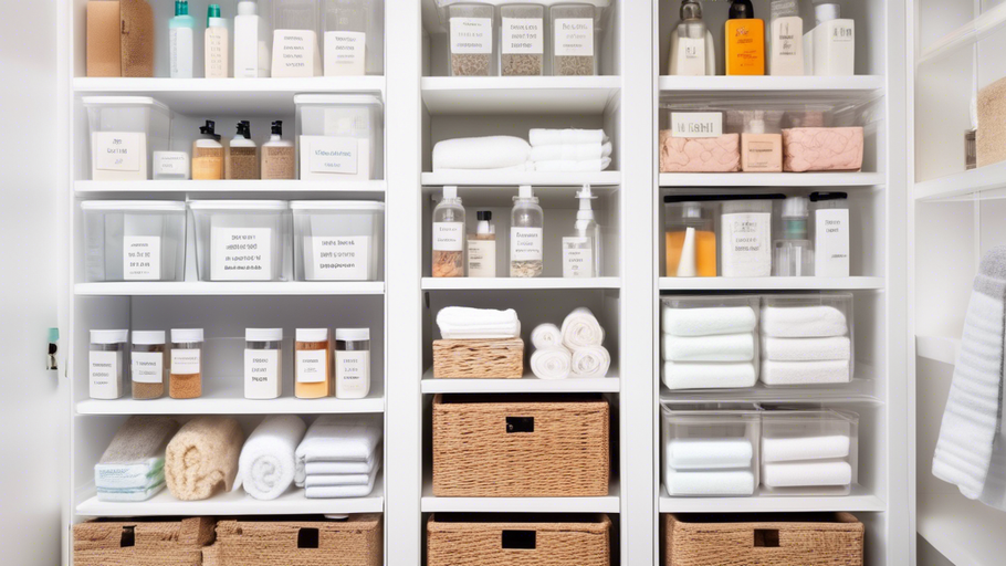 Bathroom Closet Organizing Tips