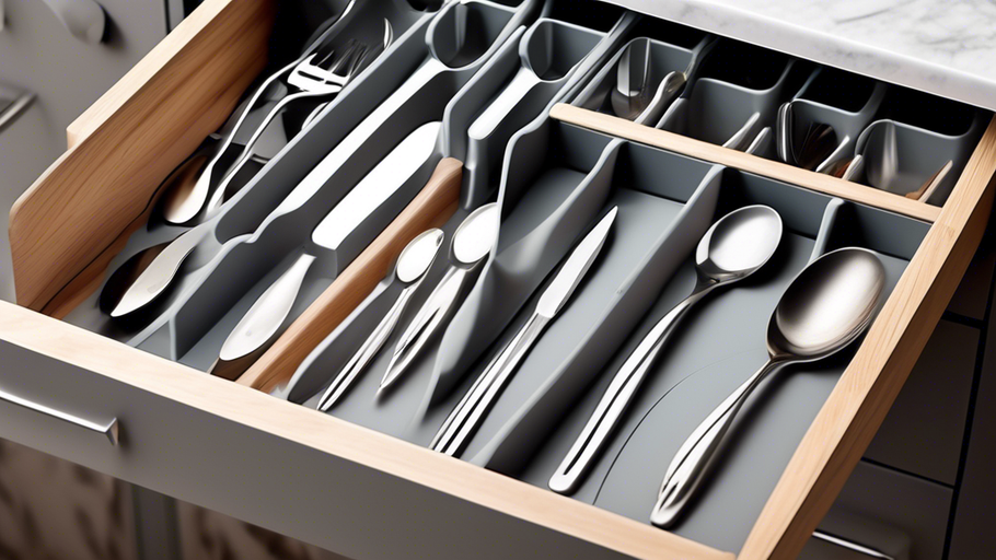 Cutlery Organizer: Adjustable Drawer