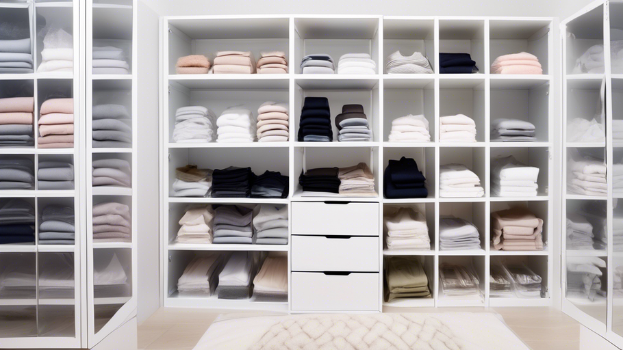 Tidy with Transparent: Clear Closet Storage Bins