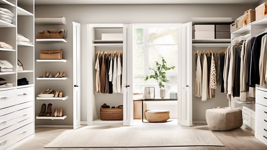 Closet Organization with Doors