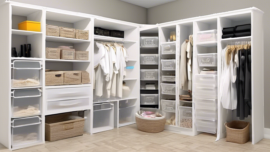 Container Closet Organization