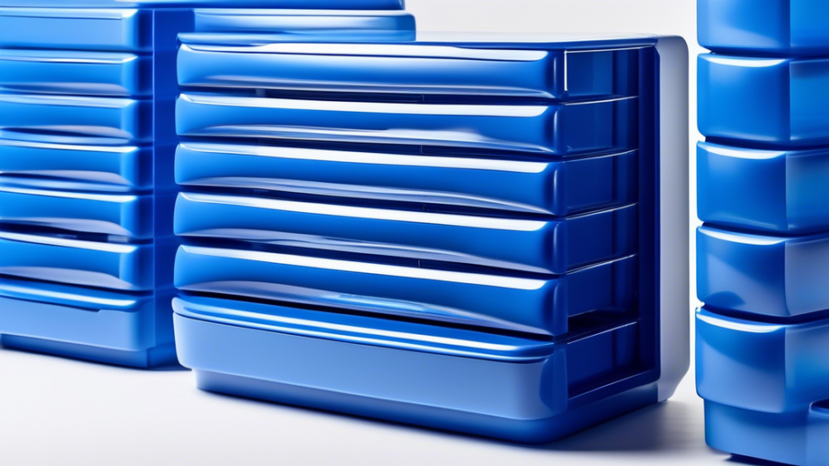 Blue Plastic Drawers: A Storage Solution