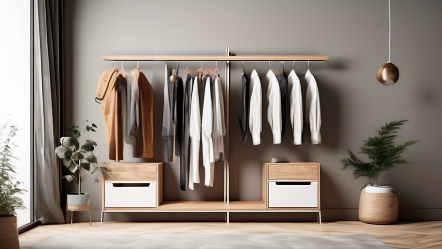 Clothes Rack with Drawers: Style Meets Storage
