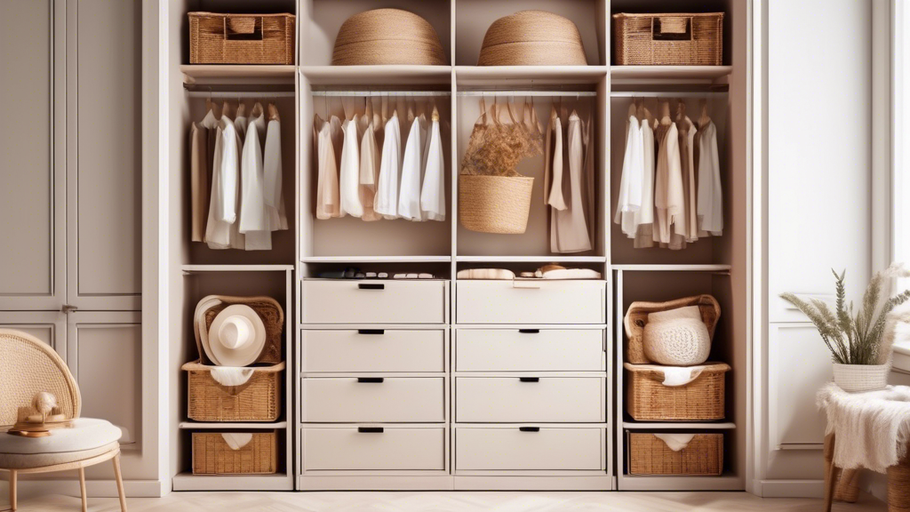 Organize Your Closet with Basket Drawers