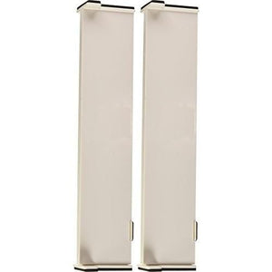 Adjustable, Expandable White Drawer Dividers - Set of 2