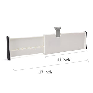 Discover the gadent adjustable expandable drawer dividers best for kitchen clothes dresser bathroom bedroom desk baby drawer beige color