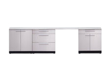 Load image into Gallery viewer, Outdoor Kitchen Stainless Steel 3 Piece Cabinet Set