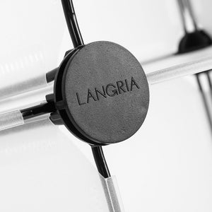 Select nice langria 16 cube modular clothes shelving storage organizer diy plastic shoe rack cabinet translucent white