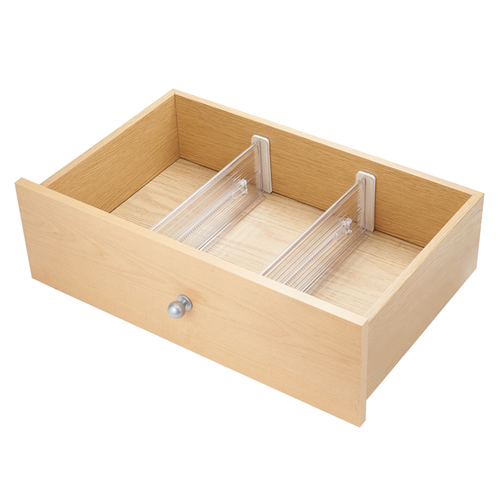 Linus Clear Adjustable Deep Drawer Divider