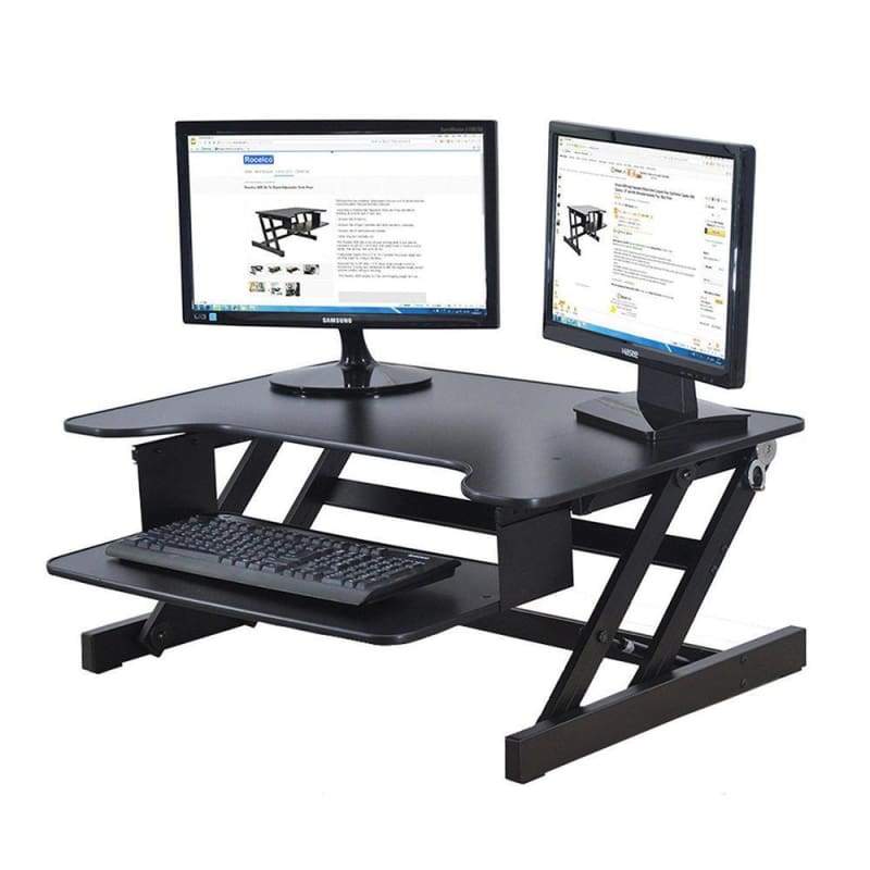 ADR Height Adjustable Standing Monitor Ergonomic Desk Riser, 32