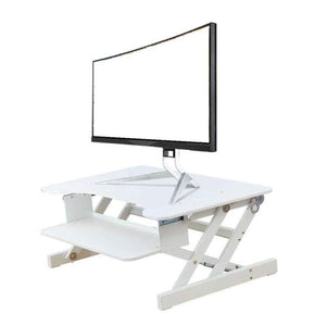 ADR Height Adjustable Standing Monitor Ergonomic Desk Riser, 32" Wide - Rocelco®