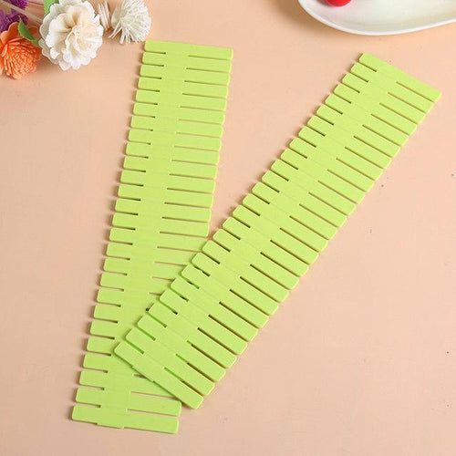 4pcs/lot Creative DIY Drawer Divider Household Storage Organizer Adjustable Drawer Partition Board Organizer for Socks Underwear