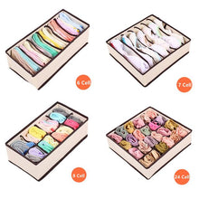 Load image into Gallery viewer, 4 Piece: Clothing Divider Storage Box Organizers